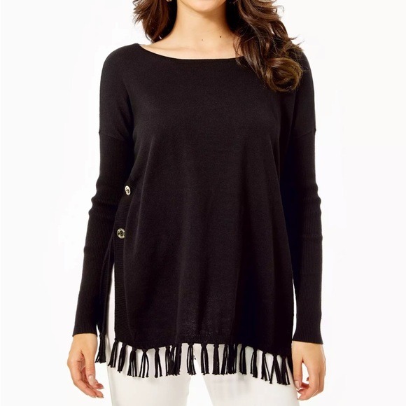 Lilly Pulitzer Ramona Fringe Sweater - Picture 1 of 12